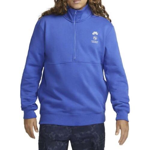Nike SB x Fly Streetwear 1/2 Zip Fleece Skate Jacket Multi Sizes DQ7312-480