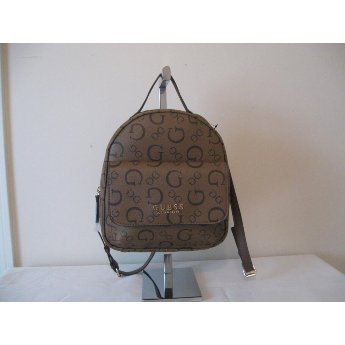 Guess Maxina Cocoa MD Backpack Bag . .authentic