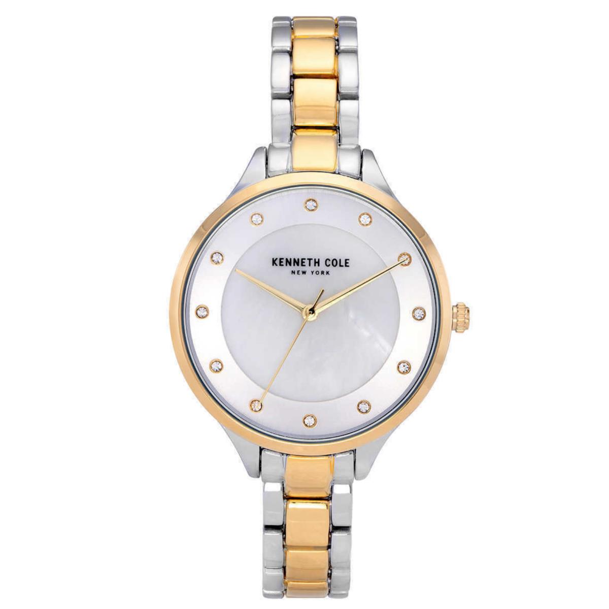 Kenneth Cole KC51058001 Mother-of-pearl Crystal Dial Women`s Watch