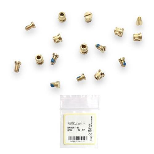 Versace VE 2250 Sunglasses Replacement Golden Mounting Lenses Screws Kit