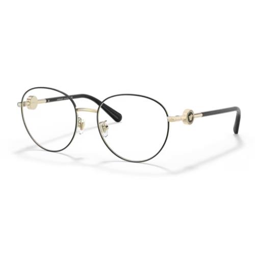 Versace 0VE1273D 1433 Gold/black Round Women`s Eyeglasses