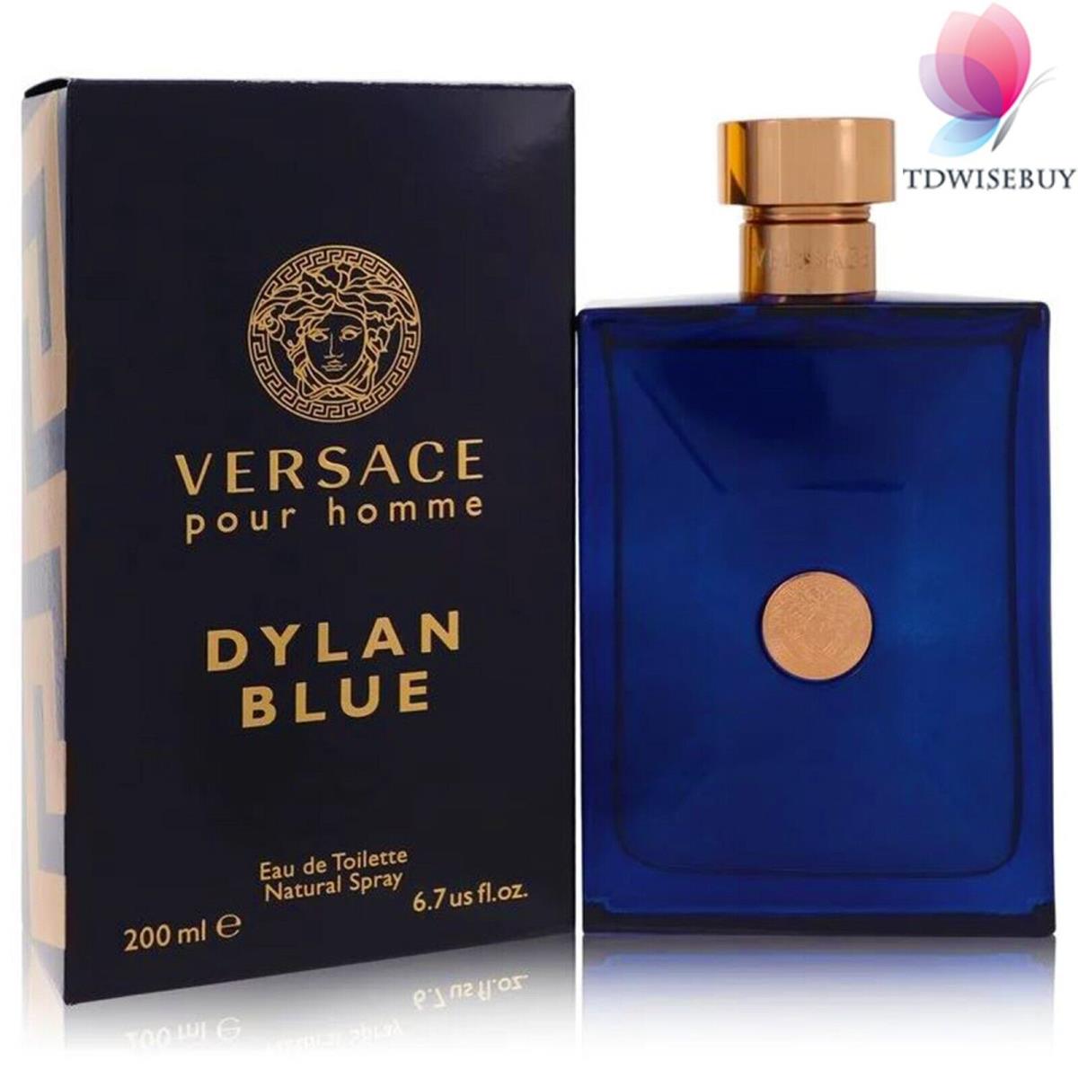 Versace Pour Homme Dylan Blue Cologne Men Perfume by Versace Edt Spray 6.7 oz