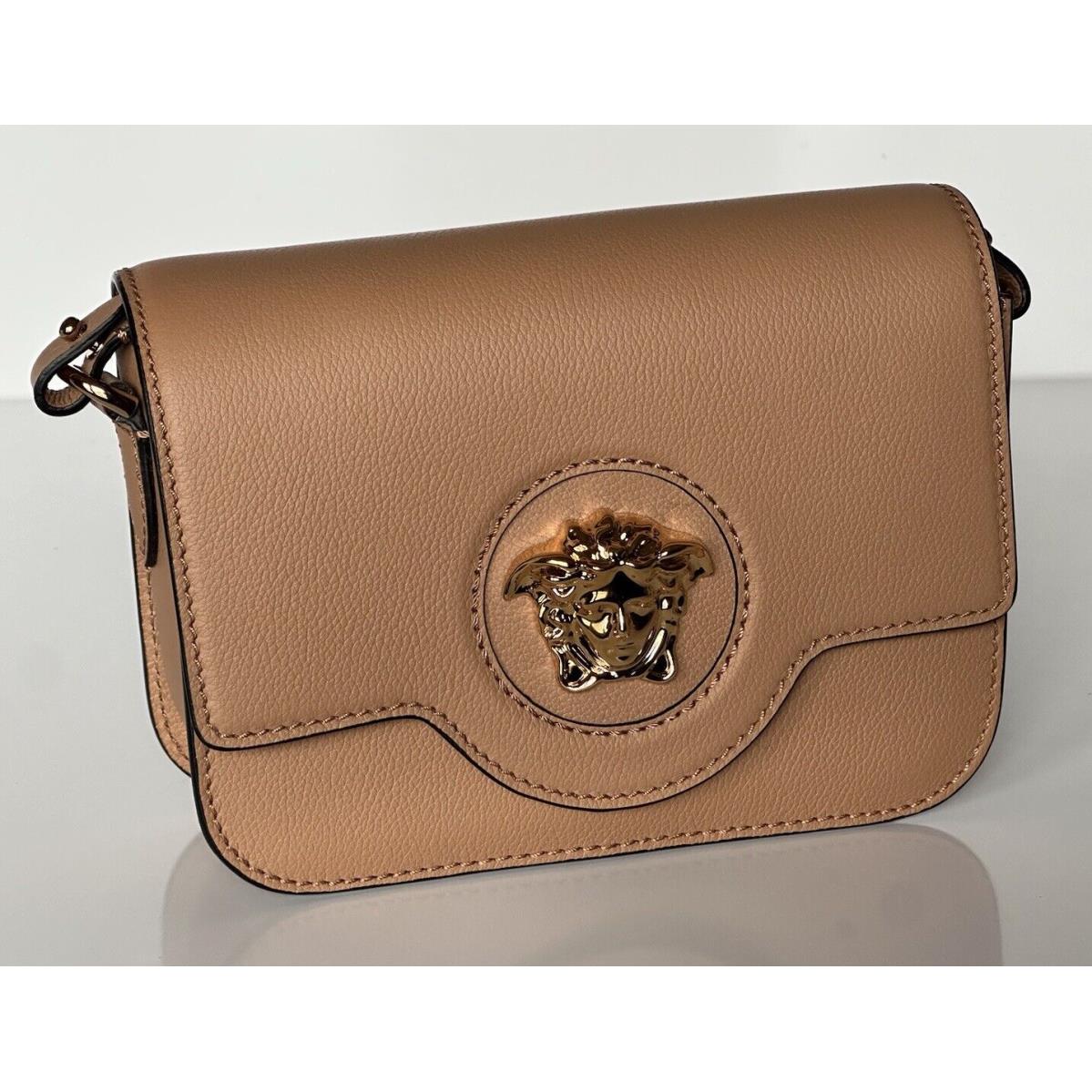 Versace Medusa Head Leather Caramel Small Shoulder Bag 1008100 IT