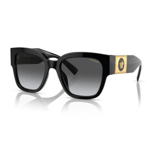 Versace VE4437U GB1/T3 Black/grey Gradient Square Women`s Sunglasses