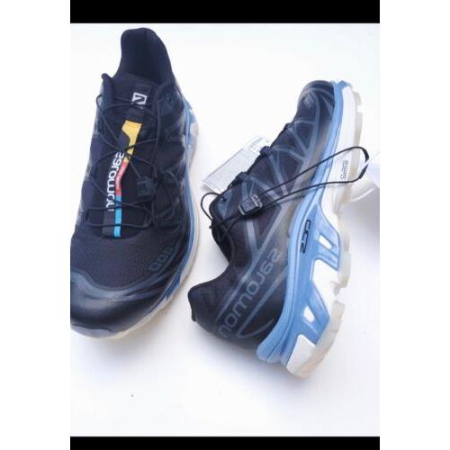 Salomon XT-6 Shoes Clear Black/riviera/nimbus Cloud L41640900 Size 11.5