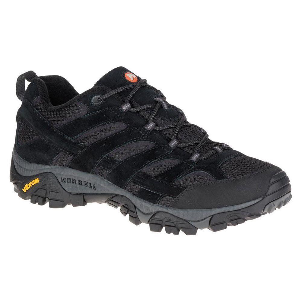 Merrell J06017 Men`s Moab 2 Vent Hiking Shoe Black Night Size Options - Black