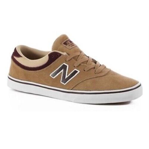 New Balance Quincy 254 Skate Shoes Tan White - 6