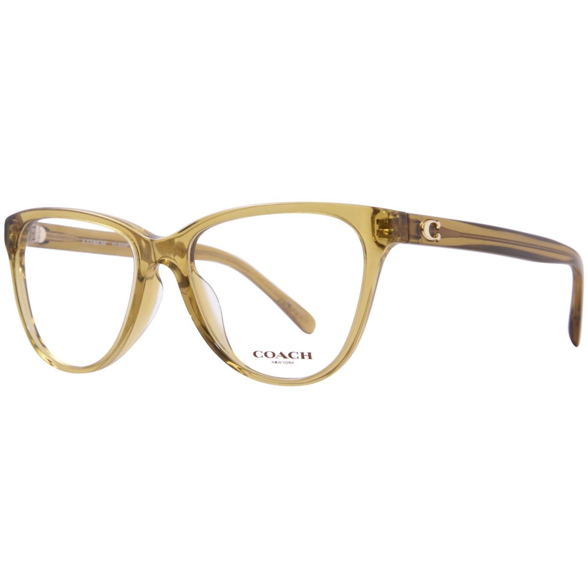HC6202F 5715 Eyeglasses Women`s Transparent Honey Full Rim 54mm by Coach