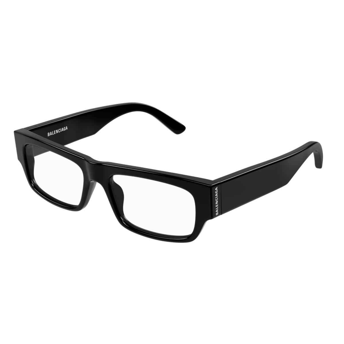 Balenciaga BB0304O 001 Black Rectangular Women`s Eyeglasses