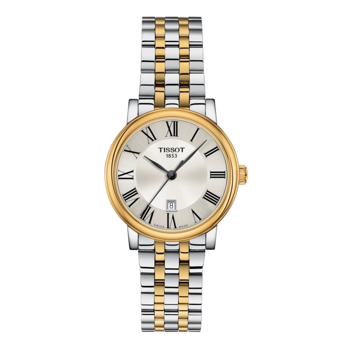 Tissot T122.210.22.033.00 Carson Premium Two Tone 30 mm Quartz Women`s Watch