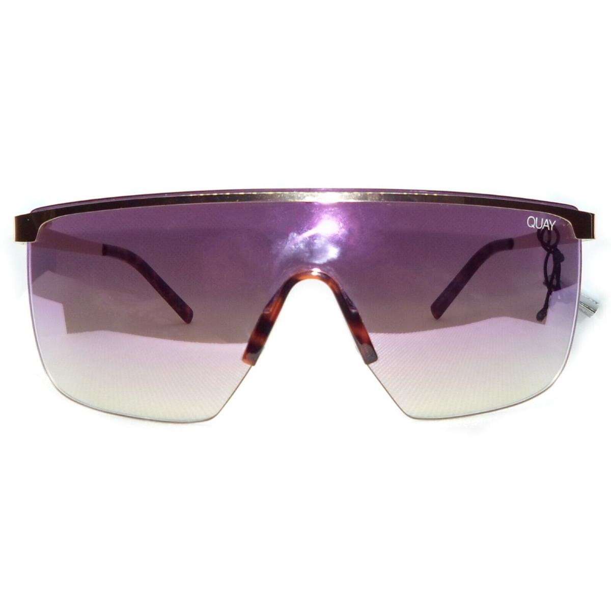 Quay Australia Gold Purple Gradient Sunglasses