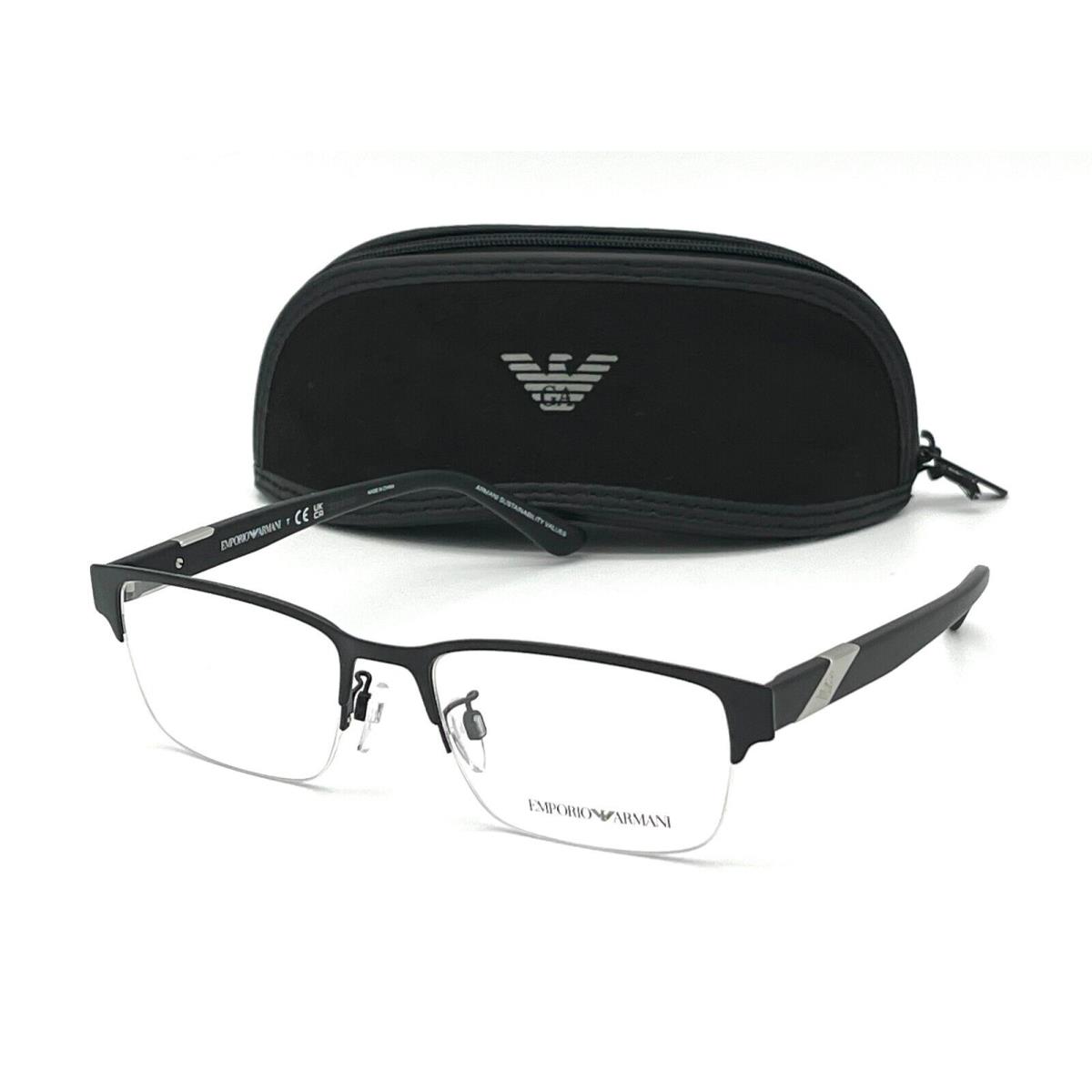 Emporio Armani EA1129 3001 Matte Black / Demo Lenses 53mm Eyeglasses