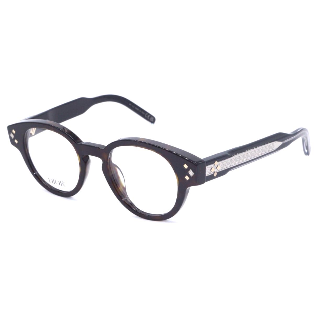 Christian Dior CD Diamondo R1I 2000 Havana-black Eyeglasses 48-21