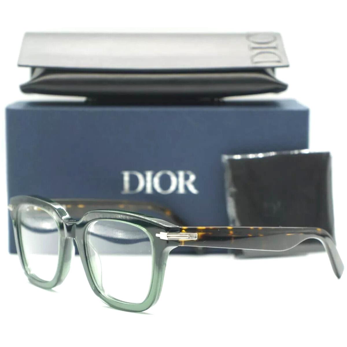 Christian Diorblacksuit O S10I 5800 Transparent Green Eyeglasses 51-22