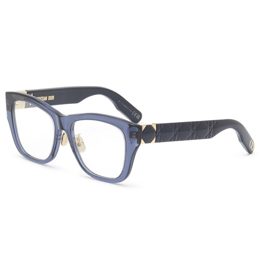 Christian Dior Lady 95.220 S1F 3000 Transparent Blue Eyeglasses 52-17