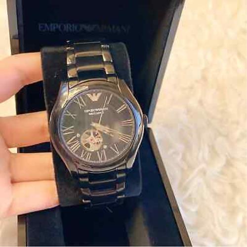 Emporio Armani Automatic Watch AR60014 Black