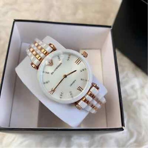 Emporio Armani AR1488 White Ceramic Watch