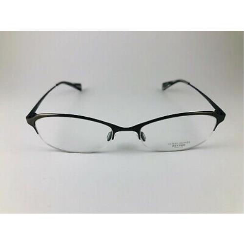 Oliver Peoples Titanium Eyeglasses Intrigue Bkc Gunmetal 50-17-133