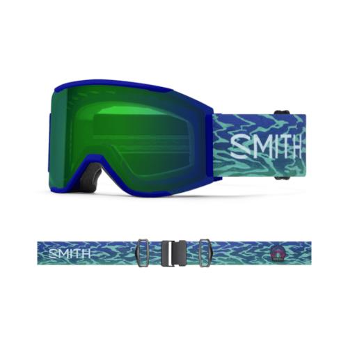 Smith Optics Squad Mag Goggles - Lapis Brain Waves CP Everyday Green Mir + CP S