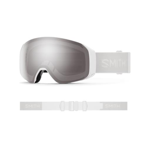 Smith Optics 4D Mag S Goggles - White Vapor Chromapop Sun Platinum Mir + Chroma