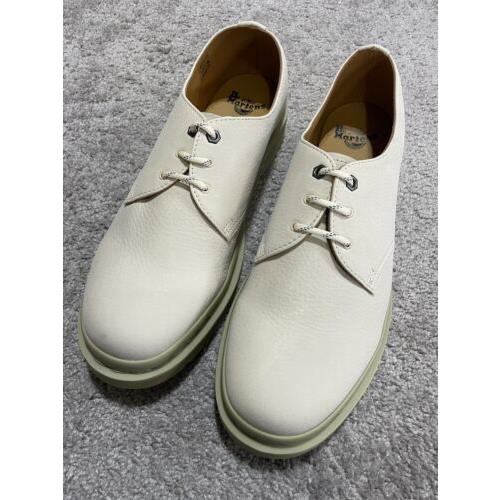 Dr. Martens 1461 Milled Nubuck Leather Oxford Beige Shoes Men s Size 14