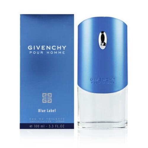 Blue Label by Givenchy For Men 3.3 oz Eau de Toilette Spray