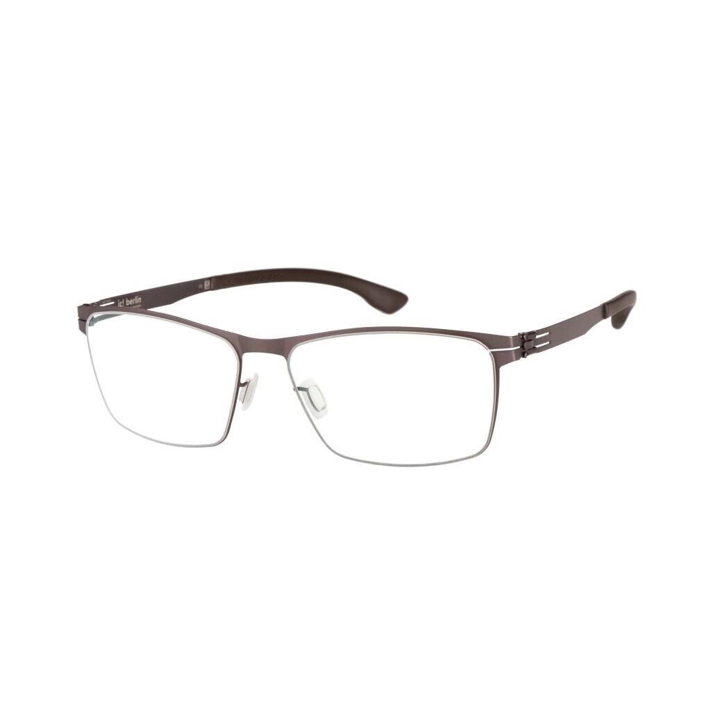 ic Berlin Eyeglass Frames Stuart L. Large Teak For Men 57mm