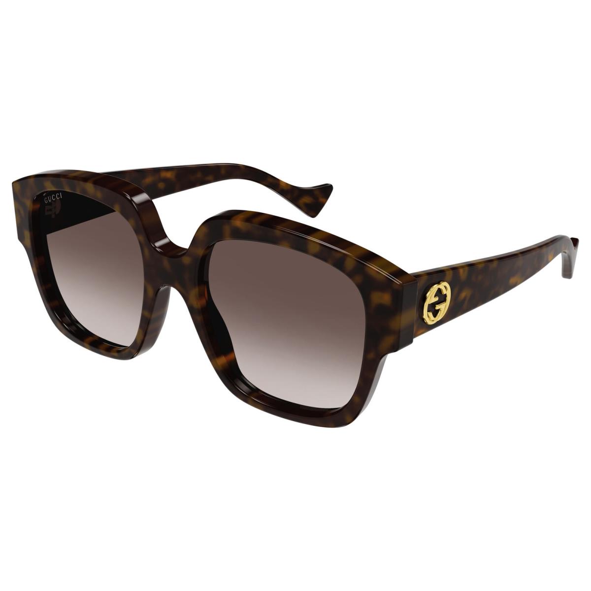 Gucci GG1372S 002 Havana Havana Brown Sunglasses