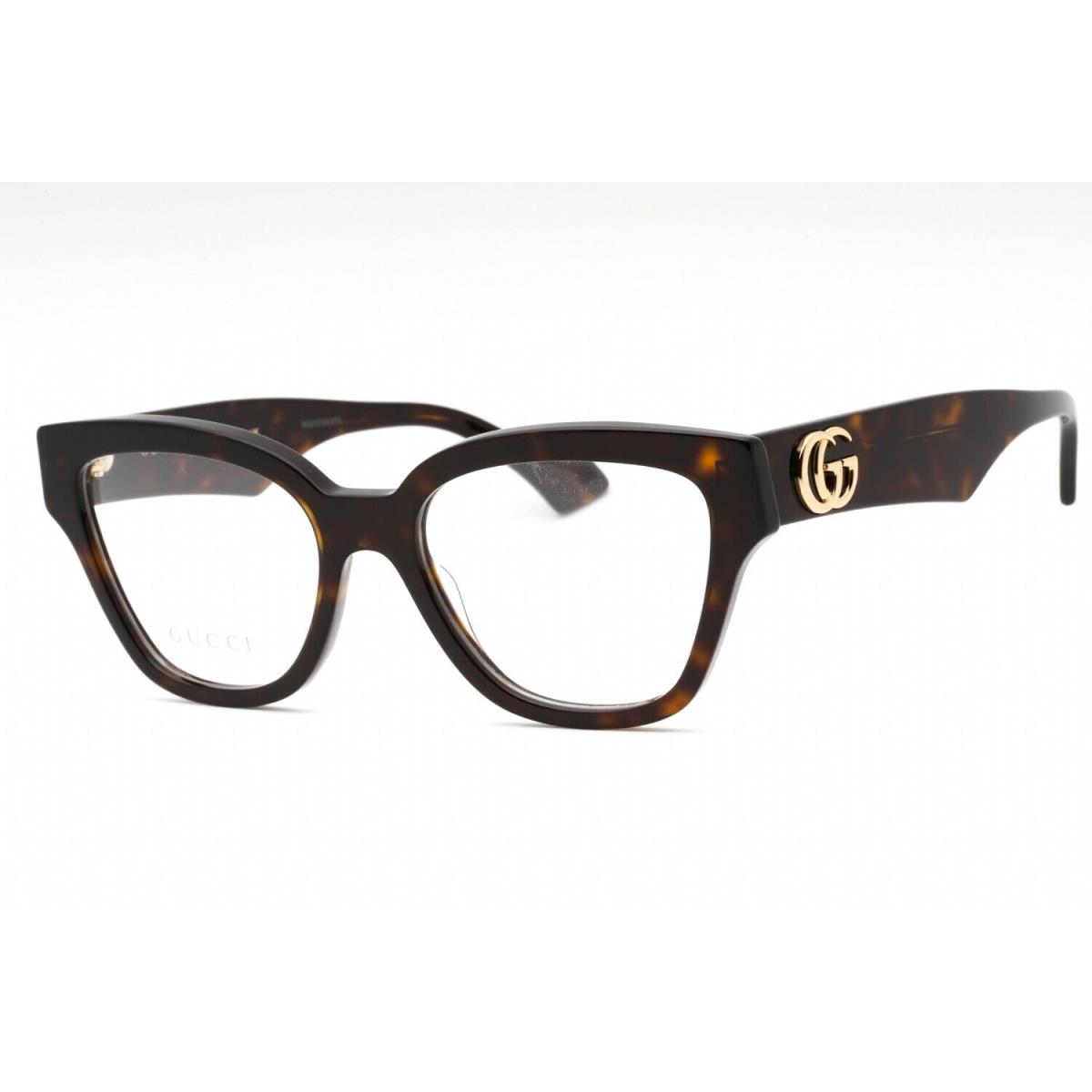 Gucci GG1424O-006-54 Eyeglasses Size 54mm 18mm 145mm Havana Women