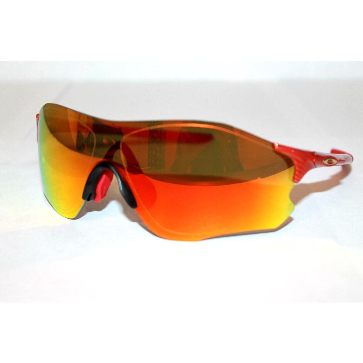 Oakley Evzero Path Asia Fit Sunglasses OO9313-08 Gold Fingerprint / Fire Iridium