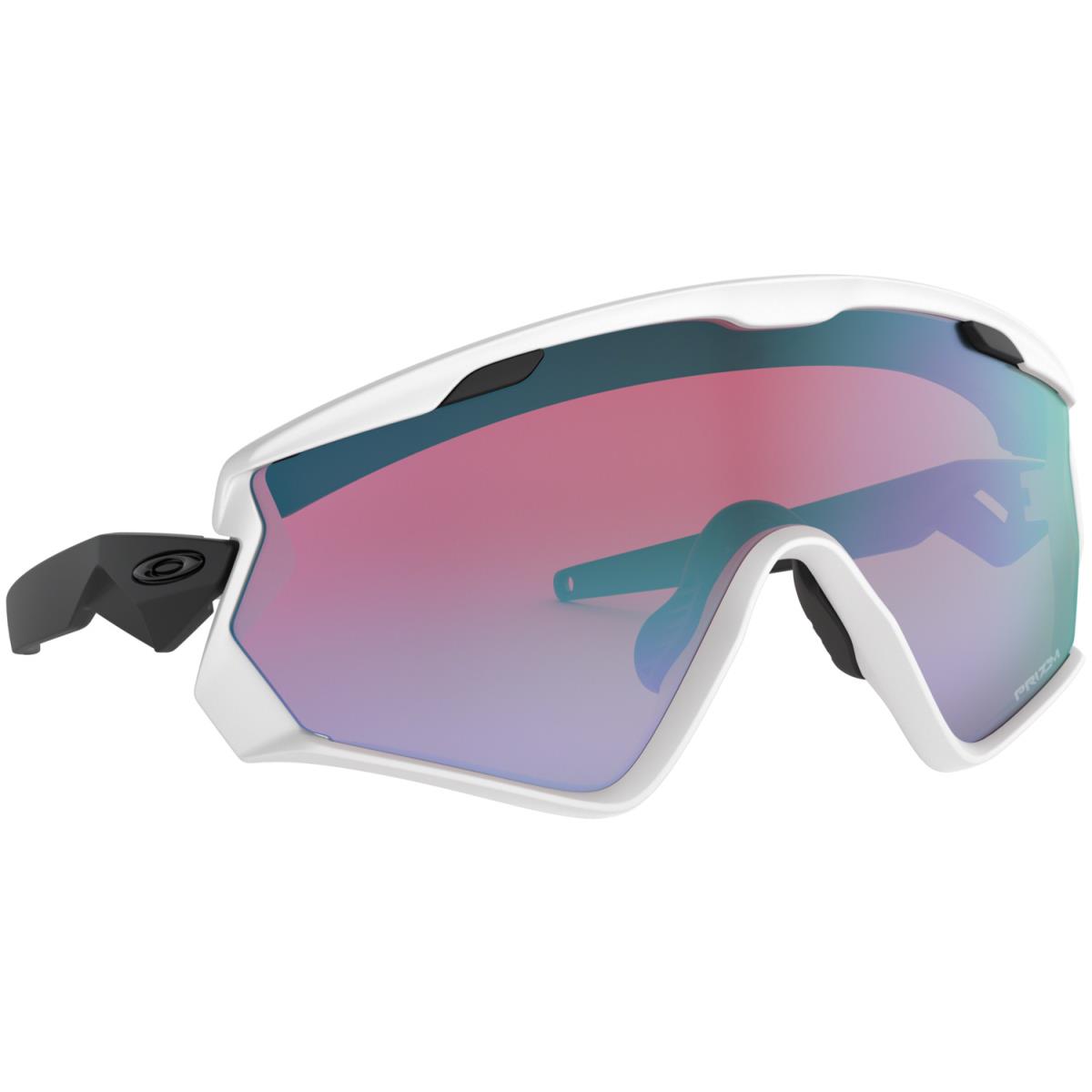 Oakley OO9418-17 Wind Jacket 2.0 White Prizm w/ Prizm Iridium Lenses