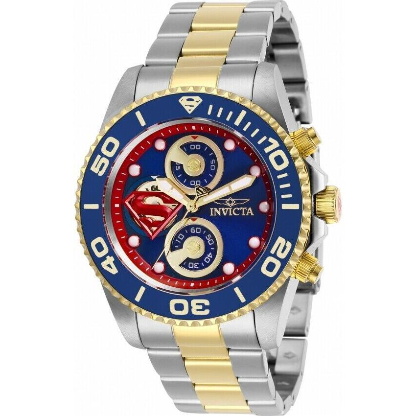 Invicta DC Comics Superman Men`s 43mm Limited Edition Chronograph Watch 29063