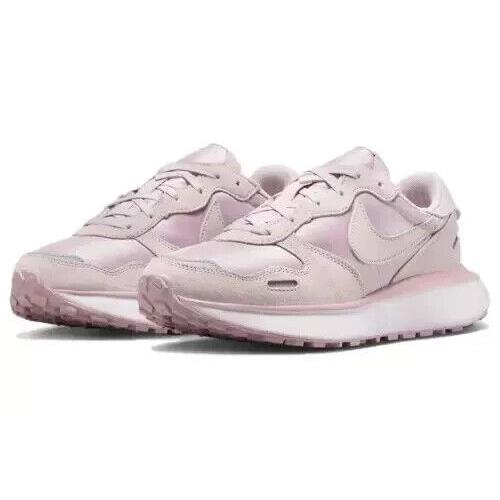 Women`s Size 11 Nike Phoenix Waffle Shoes Pink Running Shoes FJ1409 500 - Pink