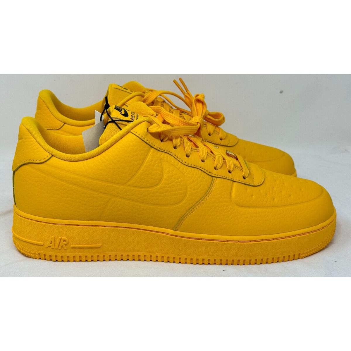 Nike Air Force 1 `07 Pro Tech WP FB8875 700 Size 12 University Gold Noboxlid - Yellow