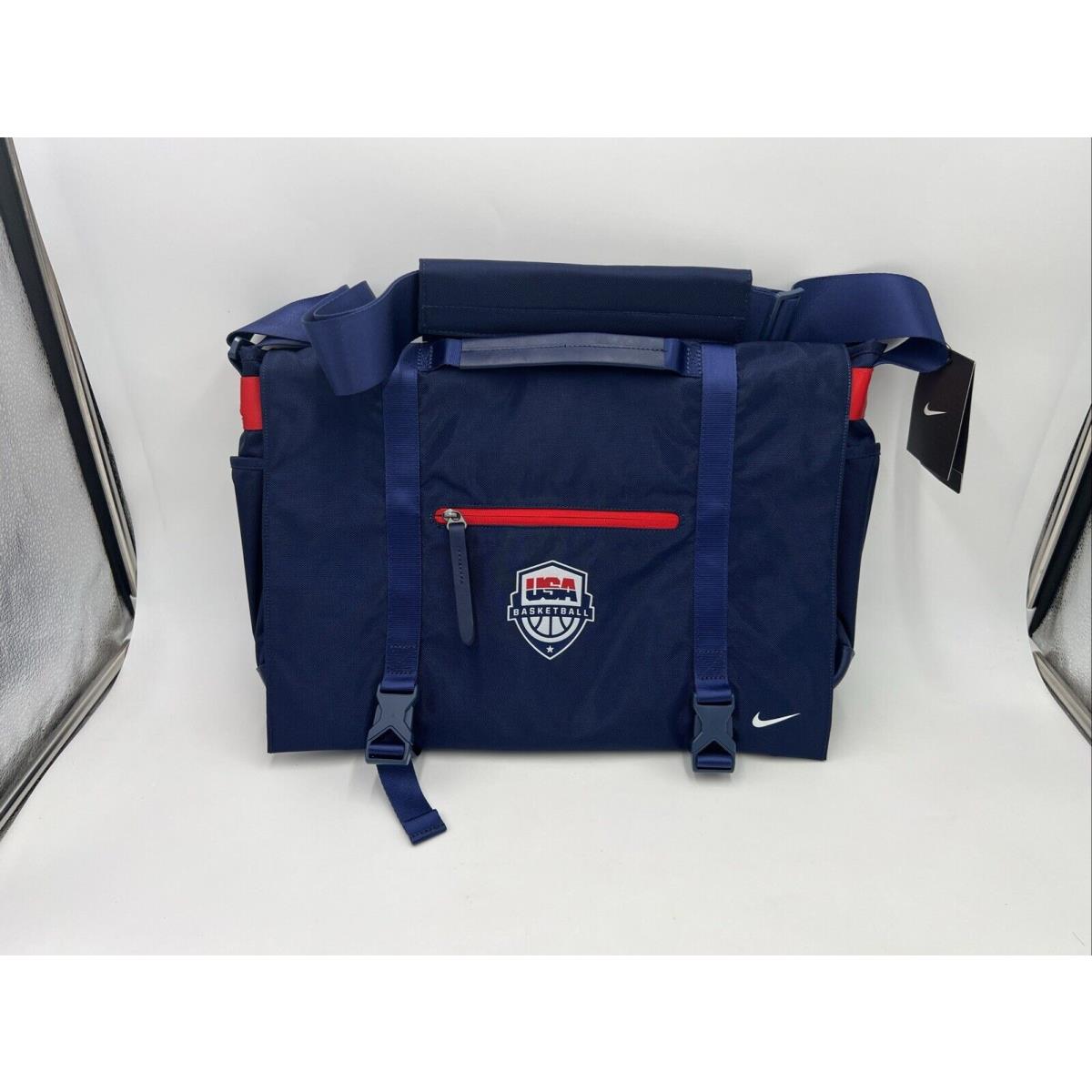 Nike Team Usa Basketball Olympics Shoulder Messenger Laptop Bag Blue 2010