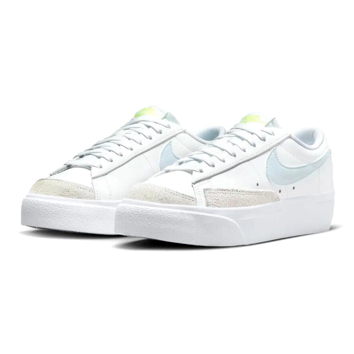 Nike Blazer Low Platform Womens Size 11 Shoes DJ0292 112 White/blue Tint/light - Multicolor