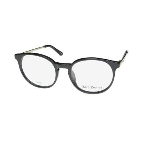 Juicy Couture 306 Eyeglasses Womens 807 Full-rim 48-18-135 Round Black