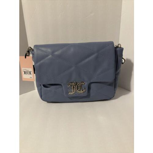 Juicy Couture Slate Blue Brighter Than A Diamond Crossbody Bag Purse