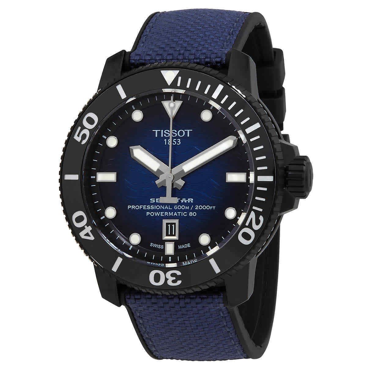 Tissot Seastar 2000 Automatic Graded Blue Dial Men`s Watch T120.607.37.041.00