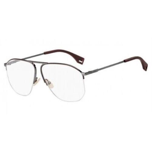 Fendi FFM0107-V6T-59 Gray Eyeglasses
