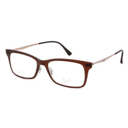 Ray Ban 7039-5450-5300- NO Case Brown Eyeglasses