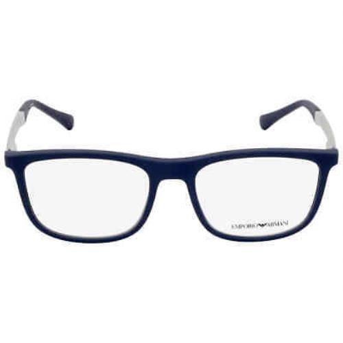 Emporio Armani Demo Rectangular Men`s Eyeglasses EA3170 5474 55 EA3170 5474 55