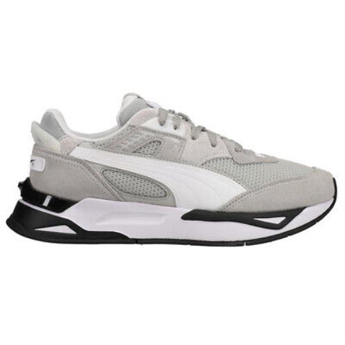 Puma Mirage Sport Heritage Lace Up Mens Grey Sneakers Casual Shoes 38370503 - Grey