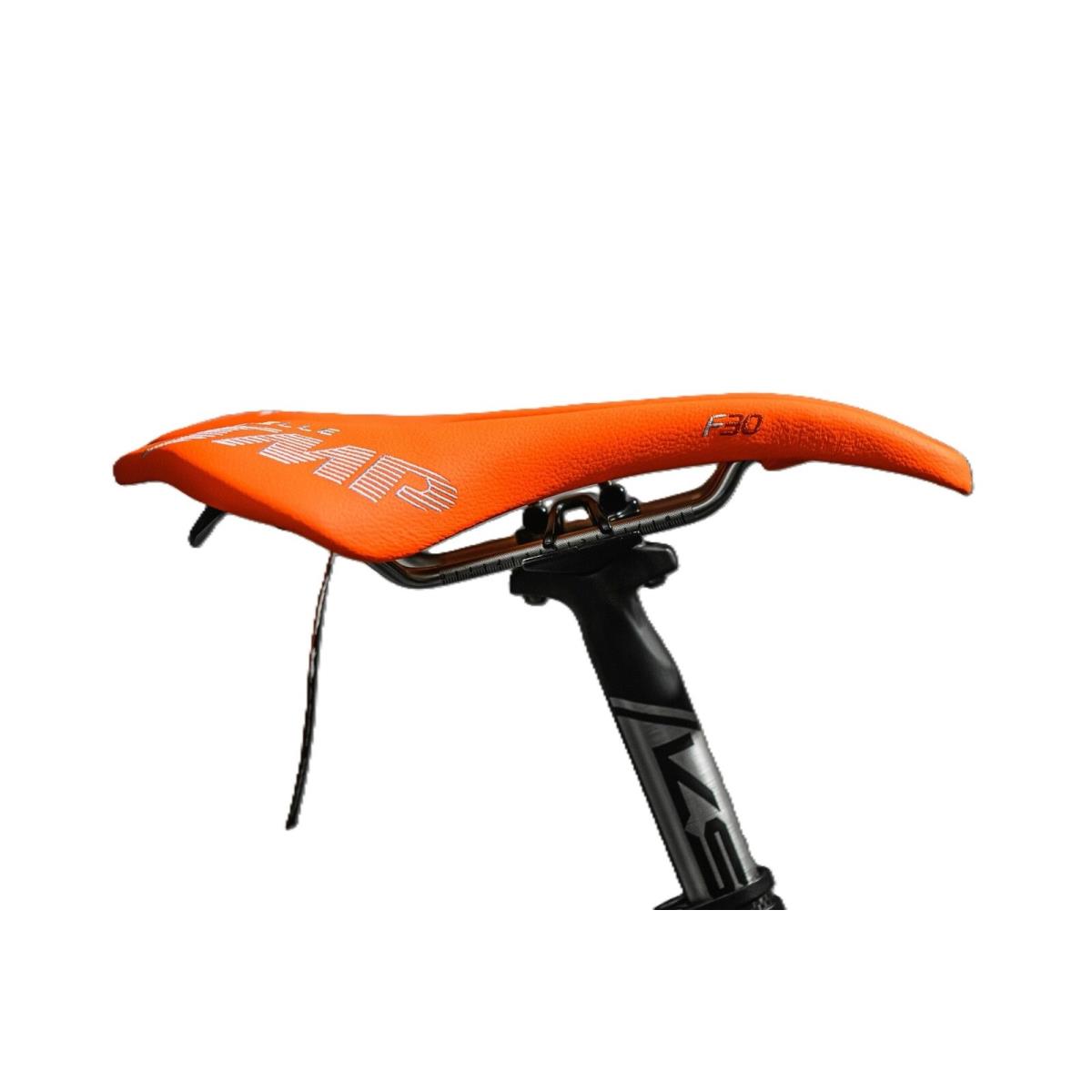 Selle Smp F30 Saddle with Steel Rails Fluro Orange