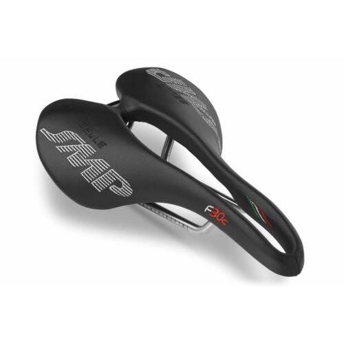 Selle Smp F30C Saddle with Steel Rails Black