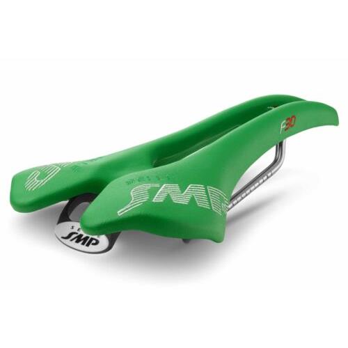 Selle Smp F30 Saddle with Steel Rails Green