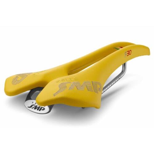Selle Smp F30 Saddle with Steel Rails Yellow
