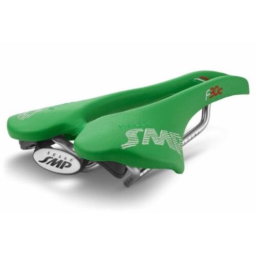 Selle Smp F30C Saddle with Steel Rails Green