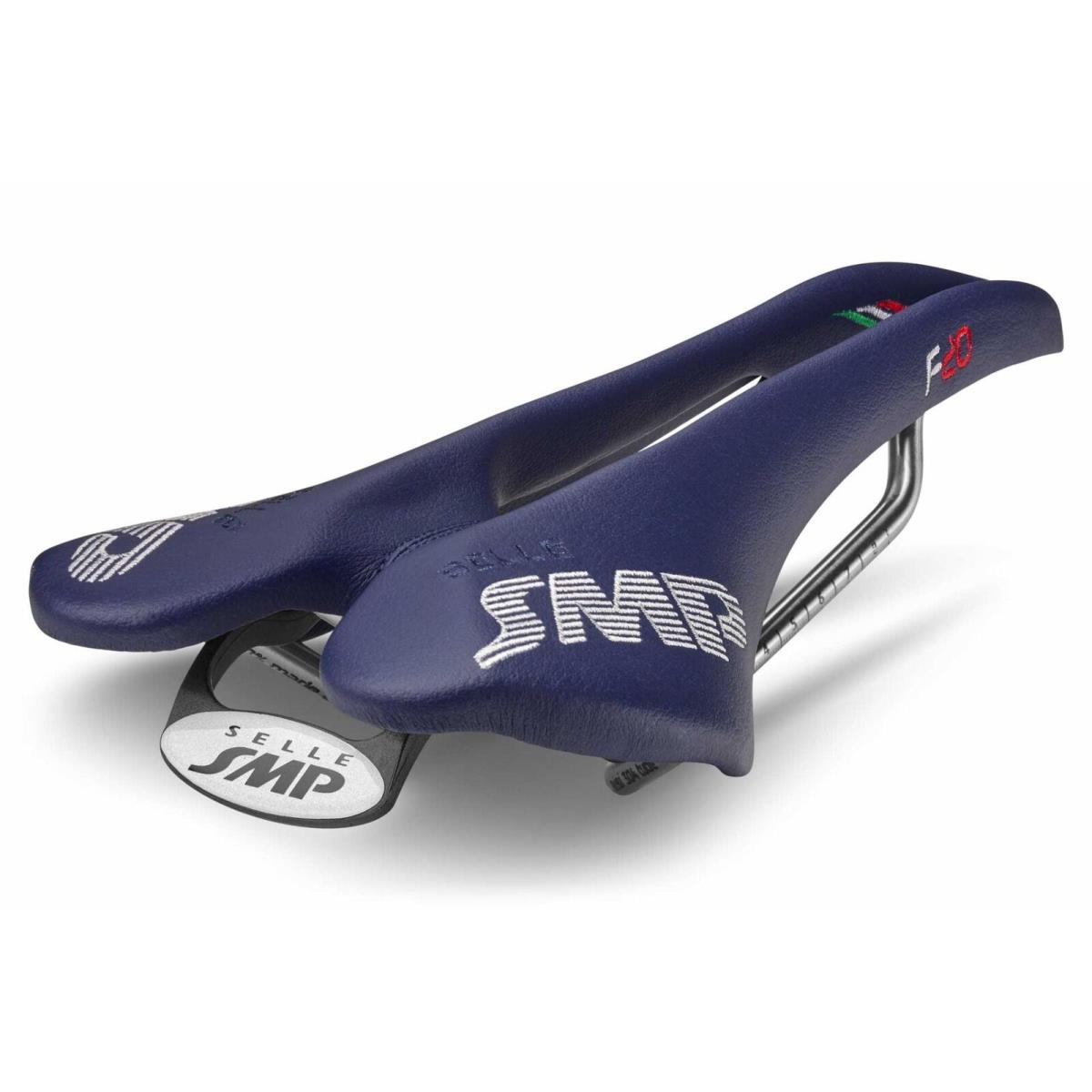 Selle Smp F20 Bicycle Saddle with Steel Rail Navy Blue