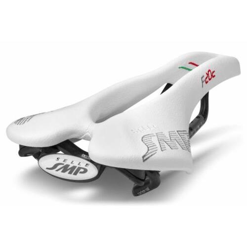 Selle Smp F20C Bicycle Saddle with Steel Rail White
